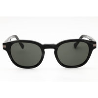 Zeiss Men's Sunglasses - Grey Horn Acetate Oval Shape Full Rim Frame | ZS23536S 036 ,