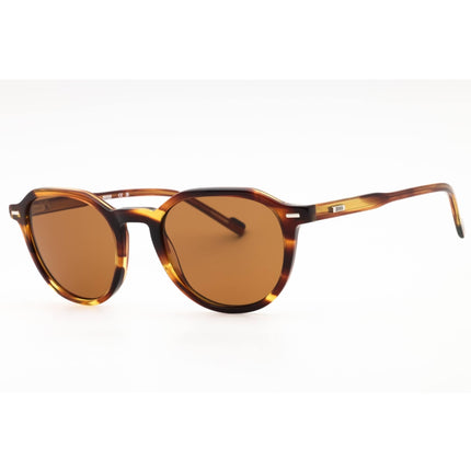 Zeiss Men's Sunglasses - Striped Brown Acetate Panthos Full Rim Frame | ZS24543S 237 ,