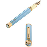 Montegrappa Fountain Pen - Ken The Movie Icon Powder Blue Resin, Medium | ISZEB3AB_2 ,