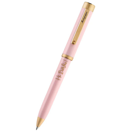Montegrappa Ballpoint Pen - Barbie The Movie Icon Pastel Pink Barrel | ISZEBBAS_1 ,