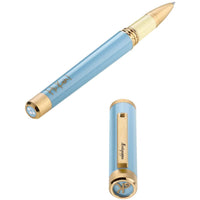 Montegrappa Rollerball Pen - Ken The Movie Icon Powder Blue Resin Barrel | ISZEBRAB_2 ,