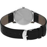 Timex Men's Watch - Easy Reader Eco-Friendly Vegan Black Leather Strap | TW2V75100 ,