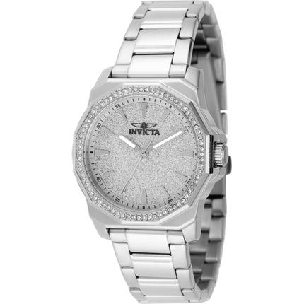 Invicta Women's Watch - Speedway Quartz Silver Glitter Dial Steel Bracelet | 49128 ,