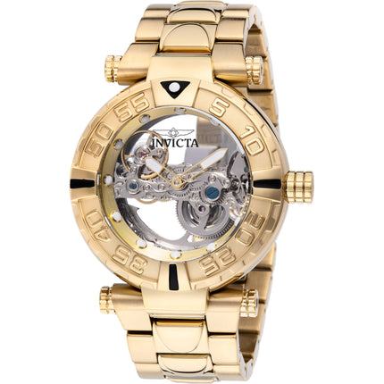 Invicta Men's Watch - Subaqua Automatic Gold Tone Ghost Bridge Dial Bracelet | 49506 ,