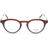 1880 Morel Men's Eyeglasses - Brown Acetate Round Shape Full Rim Frame | 60123M MG02 ,