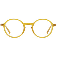 1880 Morel Unisex Eyeglasses - Yellow Acetate Round Shape Full Rim Frame | 60144M DD05 ,