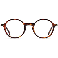 1880 Morel Unisex Eyeglasses - Brown/Gold Acetate Round Full Rim Frame | 60144M TD06 ,