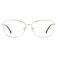Carolina Herrera Women's Eyeglasses - Gold Green Metal Butterfly Frame | CH 0039 0PEF ,
