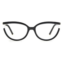 Carolina Herrera Women's Eyeglasses - Black Plastic Oval Full Rim Frame | CH 0005 0807 ,