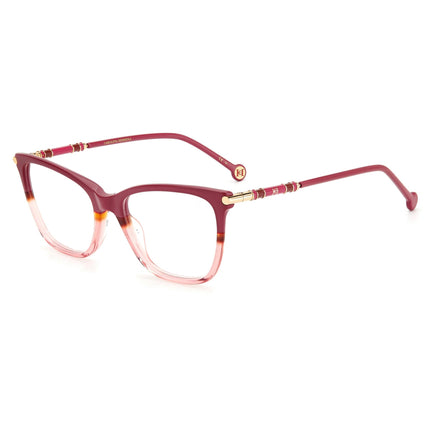 Carolina Herrera Women's Eyeglasses - Cherry Havana Cat Eye Full Rim | CH 0028 0VA4 ,