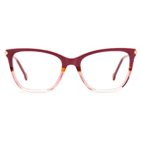 Carolina Herrera Women's Eyeglasses - Cherry Havana Cat Eye Full Rim | CH 0028 0VA4 ,