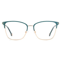Carolina Herrera Women's Eyeglasses - Gold Green Metal Cat Eye Frame | CH 0040 0PEF ,