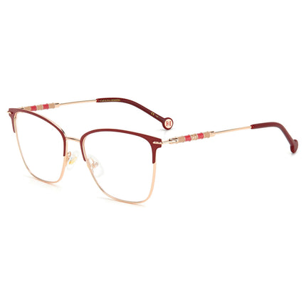 Carolina Herrera Women's Eyeglasses - Burgundy Copper Gold Full Rim | CH 0040 0YK9 ,
