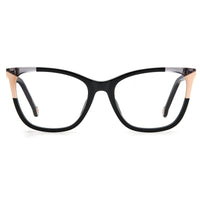 Carolina Herrera Women's Eyeglasses - Black Nude Plastic Cat Eye Frame | CH 0057 0KDX ,