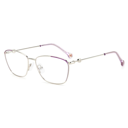 Carolina Herrera Women's Eyeglasses - Gold Violet Rectangular Frame | CH 0060 0S9E ,