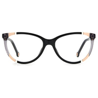 Carolina Herrera Women's Eyeglasses - Black Nude Acetate Cat Eye Frame | CH 0064 0KDX ,