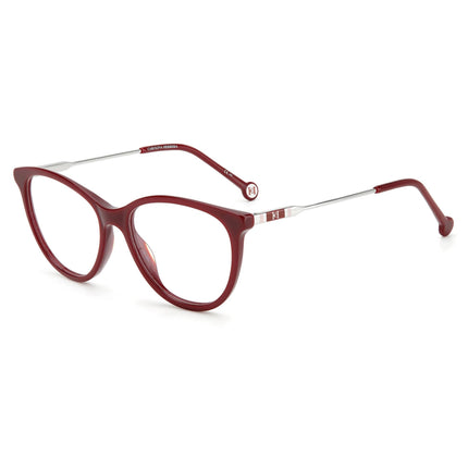 Carolina Herrera Women's Eyeglasses - Burgundy Cat Eye Full Rim Frame | CH 0073 0LHF ,
