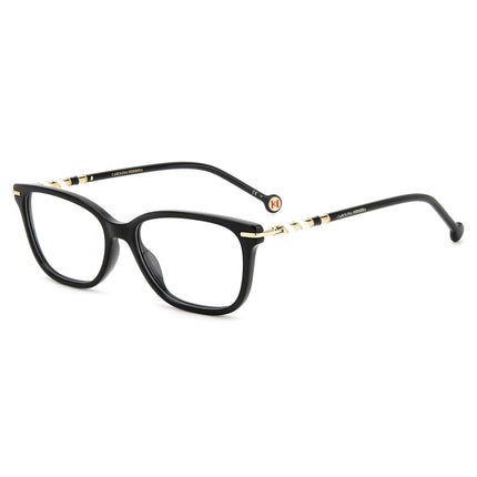 Carolina Herrera Women's Eyeglasses - Black Rectangular Full Rim Frame | HER 0097 0807 ,