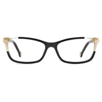 Carolina Herrera Women's Eyeglasses - Black Ivory Plastic Cat Eye | HER 0114 09HT ,