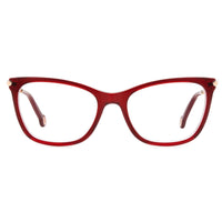 Carolina Herrera Women's Eyeglasses - Burgundy Cat Eye Full Rim Frame | HER 0151 0LHF ,