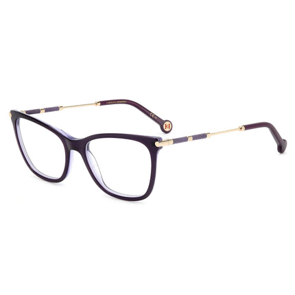 Carolina Herrera Women's Eyeglasses - Violet Glitter Full Rim Frame | HER 0151 0YHP ,
