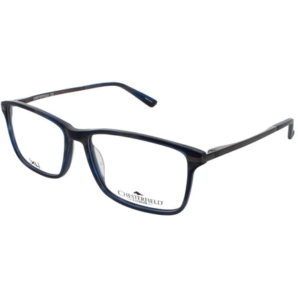 Chesterfield Men's Eyeglasses - Blue Havana Rectangular Full Rim Frame | CH 64XL 0JBW ,