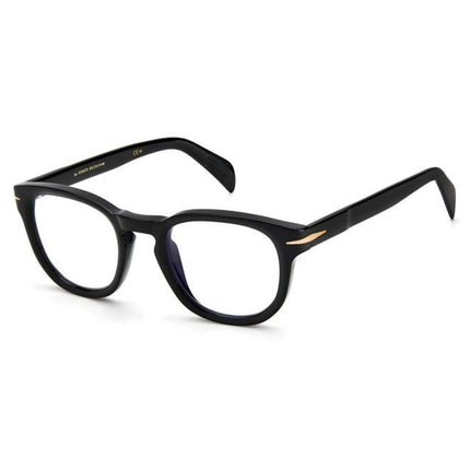 David Beckham Men's Eyeglasses - Black Plastic Square Full Rim Frame | DB 7050/BB 807 ,