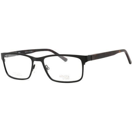 Elasta Men's Eyeglasses - Matte Black Metal/Plastic Rectangular Frame | E 3128 0003 ,