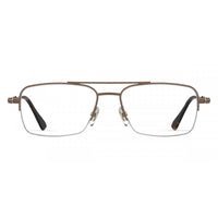 Elasta Men's Eyeglasses - Light Brown Metal Pilot Shape Half Rim Frame | E 7251 0TUI ,