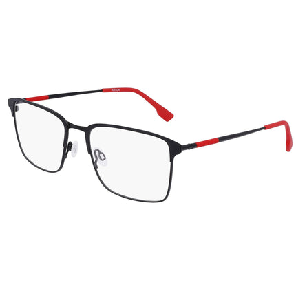 Flexon Men's Eyeglasses - Matte Black Square Full Rim Frame Demo Lens | E1131 002 ,