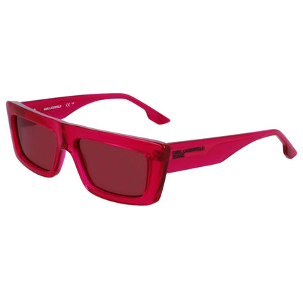 Karl Lagerfeld Unisex Sunglasses - Fuchsia Plastic Rectangular Frame | KLJ6147S 525 ,
