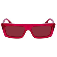 Karl Lagerfeld Unisex Sunglasses - Fuchsia Plastic Rectangular Frame | KLJ6147S 525 ,
