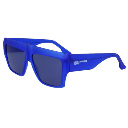 Karl Lagerfeld Unisex Sunglasses - Matte Electric Blue Full Rim Frame | KLJ6148S 433 ,