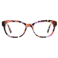 Kate Spade Women's Eyeglasses - Havana Multicolor Plastic Oval Frame | Zelda 08XS ,