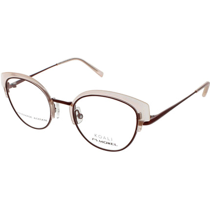Koali Morel Women's Eyeglasses - Crystal/Brown Cat Eye Frame | Camelia 20066K DM02 ,