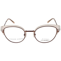 Koali Morel Women's Eyeglasses - Crystal/Brown Cat Eye Frame | Camelia 20066K DM02 ,