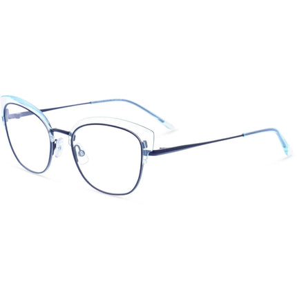 Koali Morel Women's Eyeglasses - Blue Acetate/Metal Cat Eye | Camelia 20067K BB06 ,