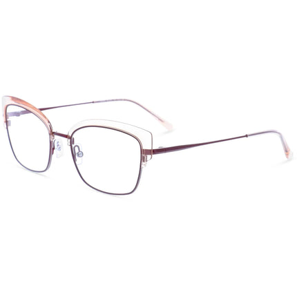 Koali Morel Women's Eyeglasses - Crystal/Plum Cat Eye Frame | Camelia 20069K PR16 ,