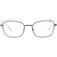 Koali Morel Women's Eyeglasses - Crystal/Plum Cat Eye Frame | Camelia 20069K PR16 ,