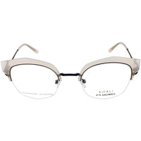 Koali Morel Women's Eyeglasses - Crystal/Plum Cat Eye Frame | Camelia 20070K DP18 ,