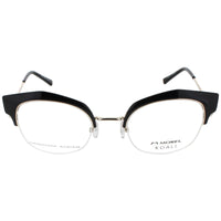 Koali Morel Women's Eyeglasses - Black/Gold Cat Eye Half Rim | Camelia 20070K ND17 ,