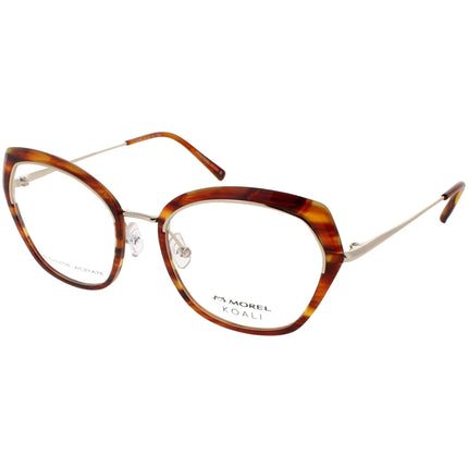 Koali Morel Women's Eyeglasses - Brown/Yellow Full Rim Frame | Liliana 20098K TP09 ,