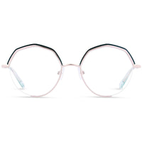 Koali Morel Women's Eyeglasses - Pink/Green Geometric Frame | Celtis 2 20116K PV02 ,