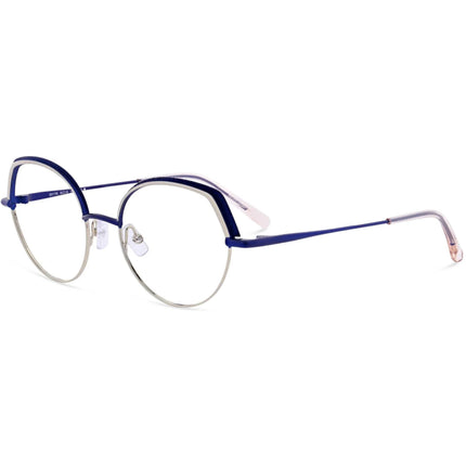 Koali Morel Women's Eyeglasses - Blue/Gold Metal Cat Eye Frame | Celtis 2 20117K DB04 ,