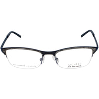 Lightec Morel Women's Eyeglasses - Black/Blue Half Rim Frame | Omicron 2 30032L NB07 ,
