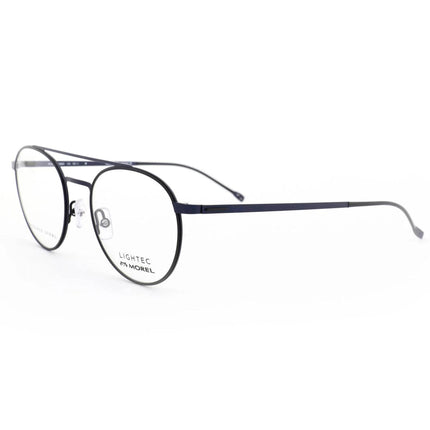 Lightec Morel Men's Eyeglasses - Black/Blue Pilot Full Rim | Omicron 13 30093L NB12 ,