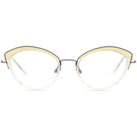 Lightec Morel Women's Eyeglasses - Brown Acetate Cat Eye | Omicron 26 30184L MM09 ,