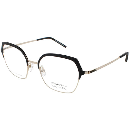Lightec Morel Women's Eyeglasses - Black/Gold Metal Frame | Omicron 36 30199L ND05 ,