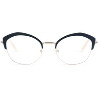 Lightec Morel Women's Eyeglasses - Black/Gold Full Rim Frame | Omicron 36 30200L NP09 ,