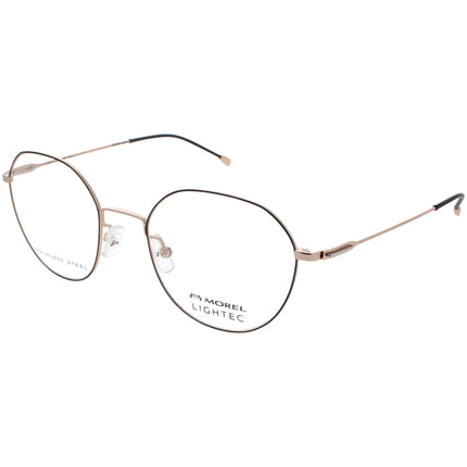 Lightec Morel Women's Eyeglasses - Rose Gold/Black Frame | Omicron 32 30202L NP01 ,